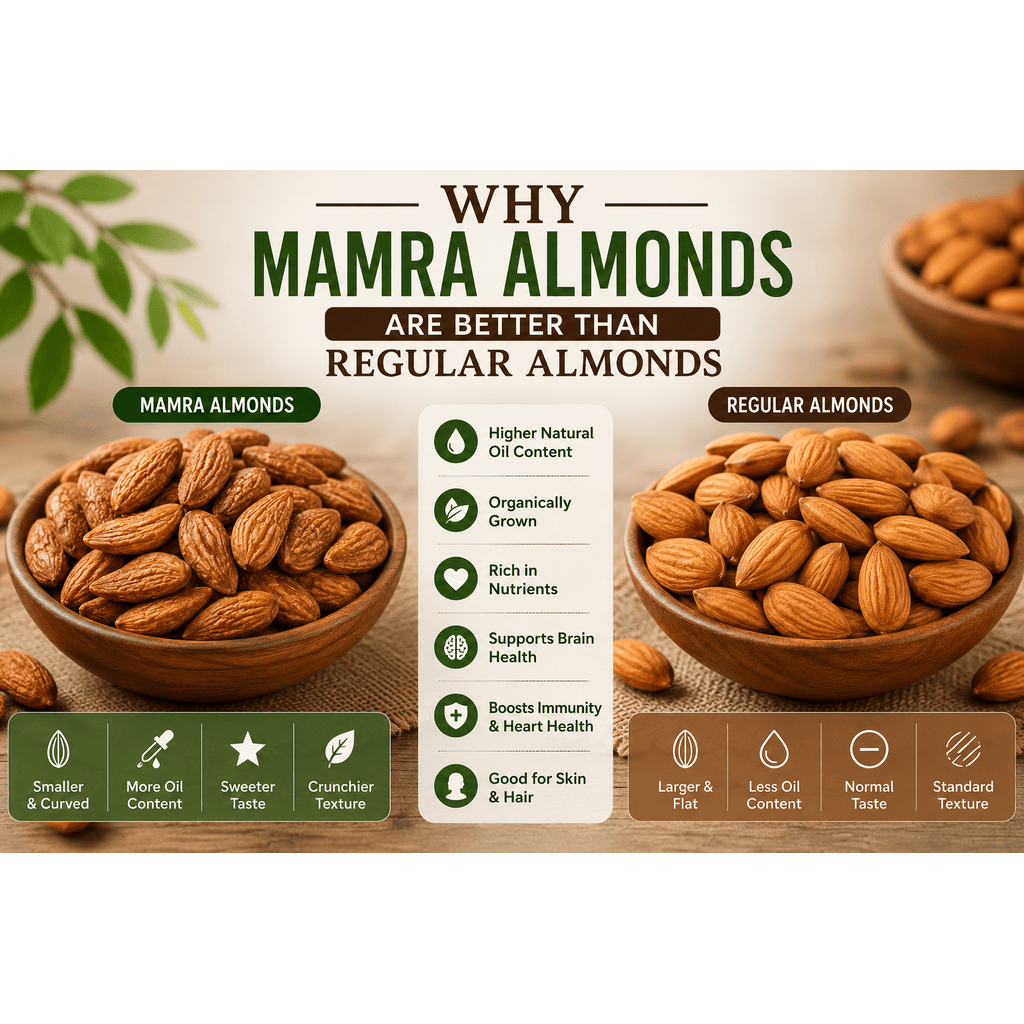 Why Mamra Almonds Are Better Than Regular Almonds
